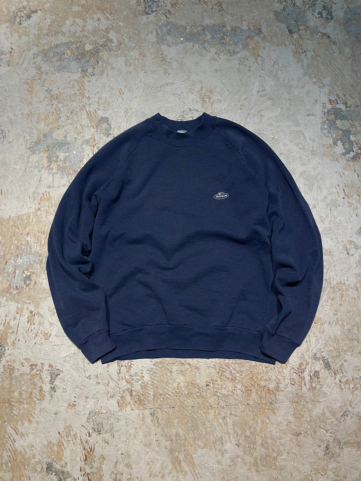 #4110 古着 90's FRUIT OF THE LOOM/フルーツオブザルーム/Crew Neck Sweat Shirt/クルーネックスウェット/MADE IN USA/ラグランスリーブ/サイズM