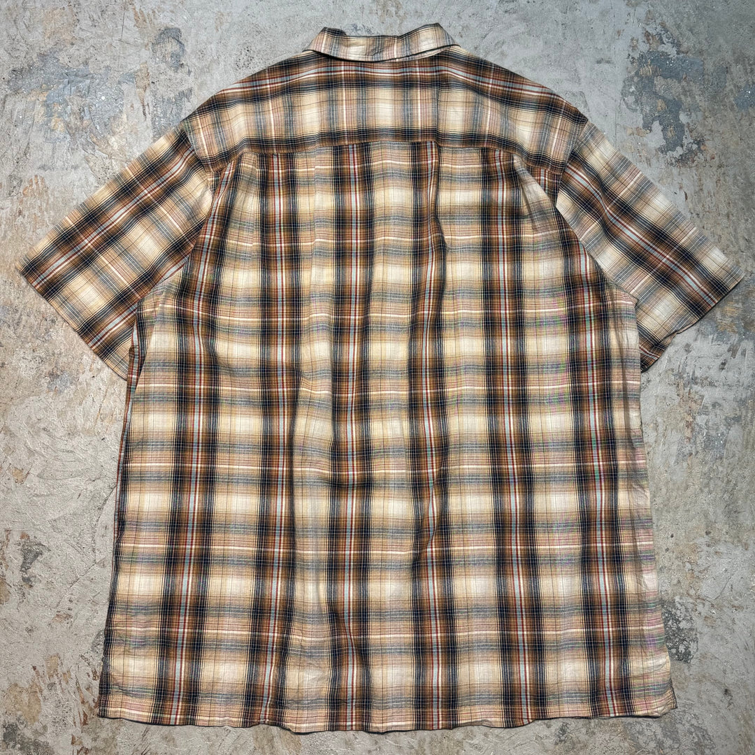 Used clothing Columbia/ Columbia/ Short sleeve shirt/ Checkered pattern/ Size L