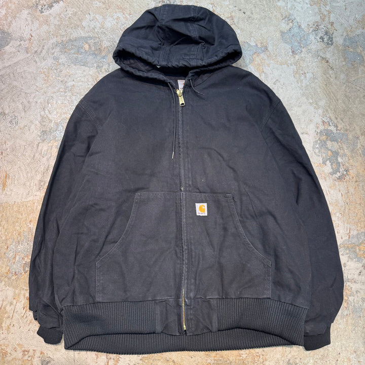 古着 USA製 carhartt/ カーハート/ アクティブジャケット/ 裏地キルティング/サイズXL
