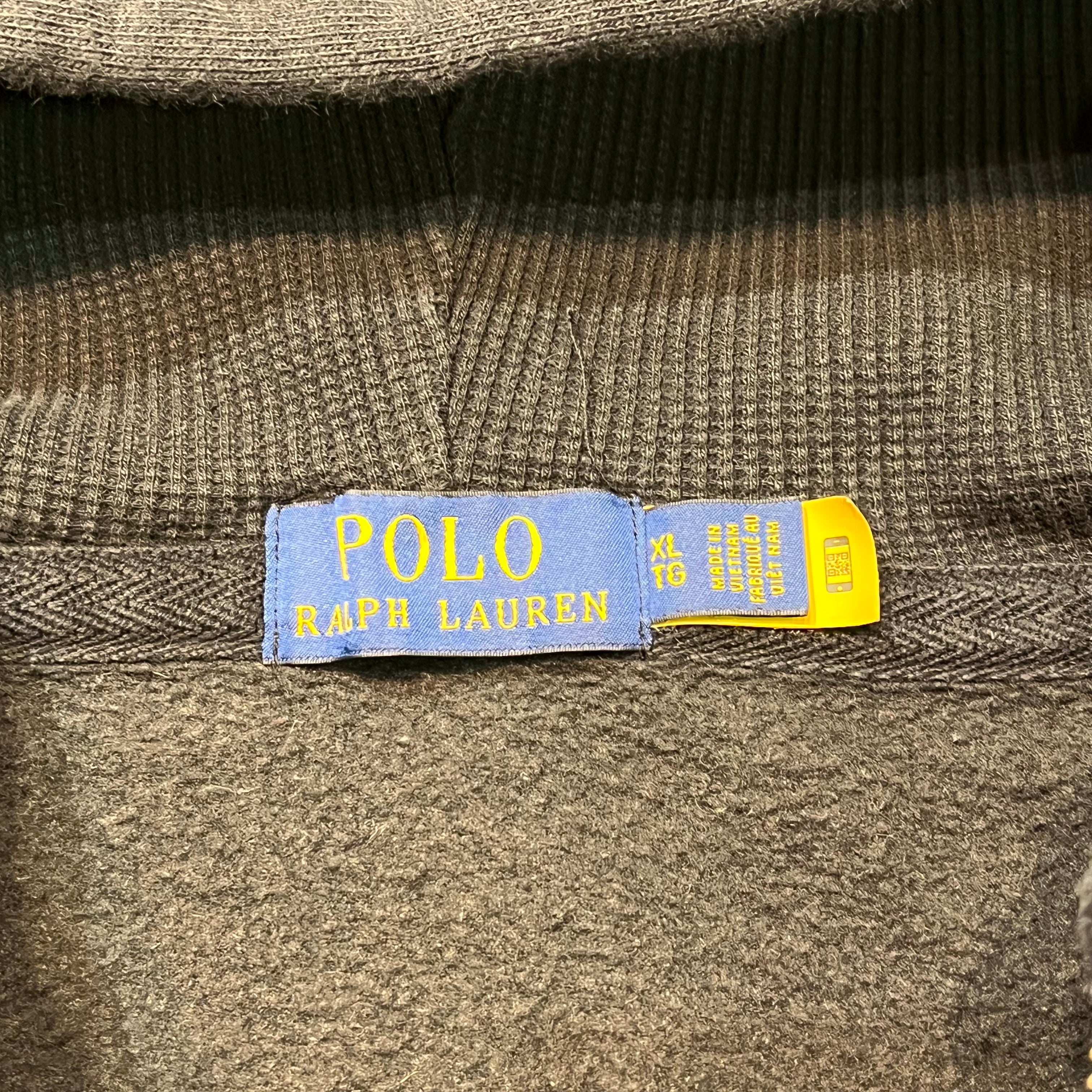 Polo by Ralph Lauren ジップ パーカー ダブルフェイス XL 古着 POLO by Ralph Lauren/ ポロラルフローレン/ジップアップ