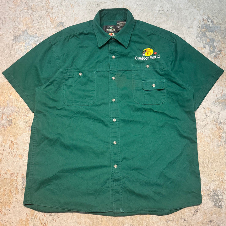 Used clothing REDHEAD/Red Head/BOSS PRO SHOPS/Work shirt/Size L