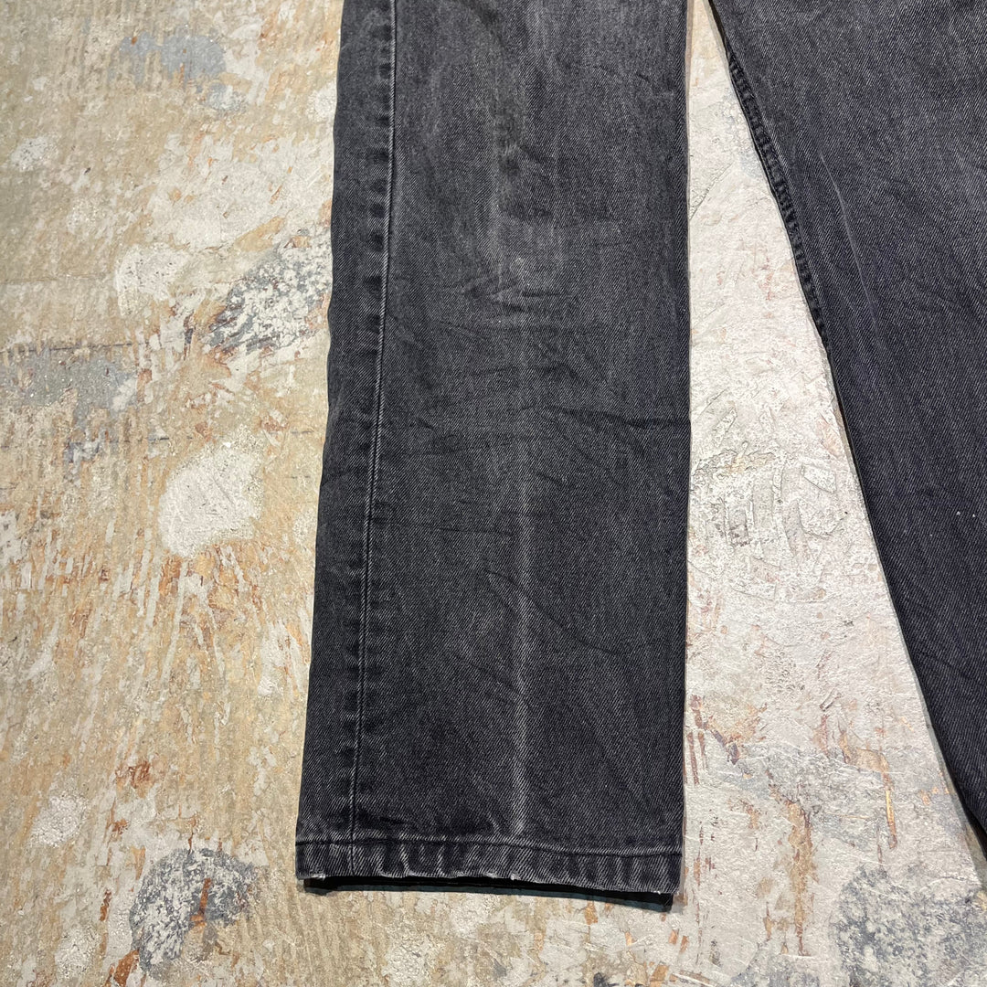 #4195 古着 Levi's/リーバイス/Black Denim Pants/ブラックデニムパンツ/505/MADE IN U.S.A/サイズ34×30