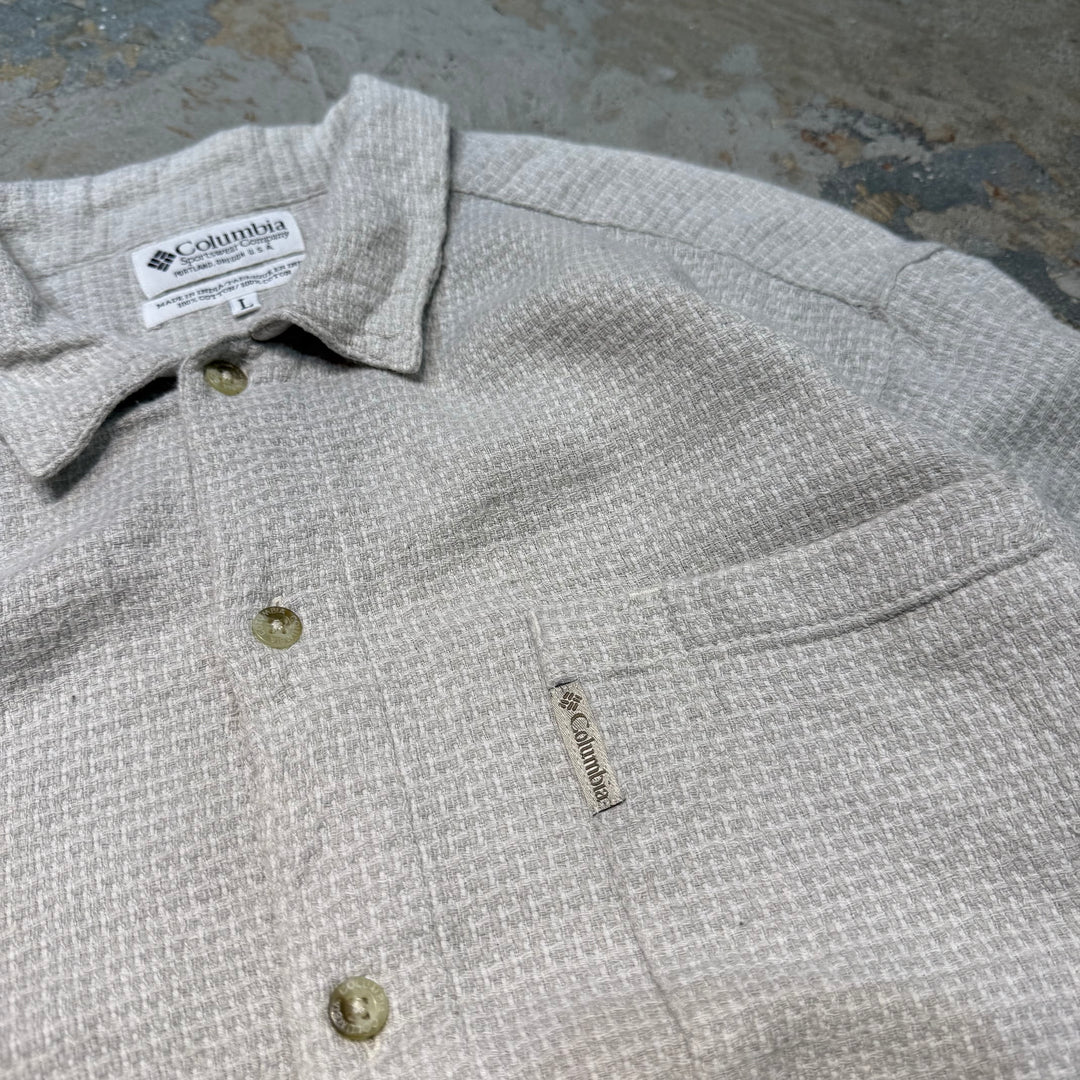 Used clothing Columbia/ Columbia/ Short sleeve shirt/ Checkered pattern/ Size L
