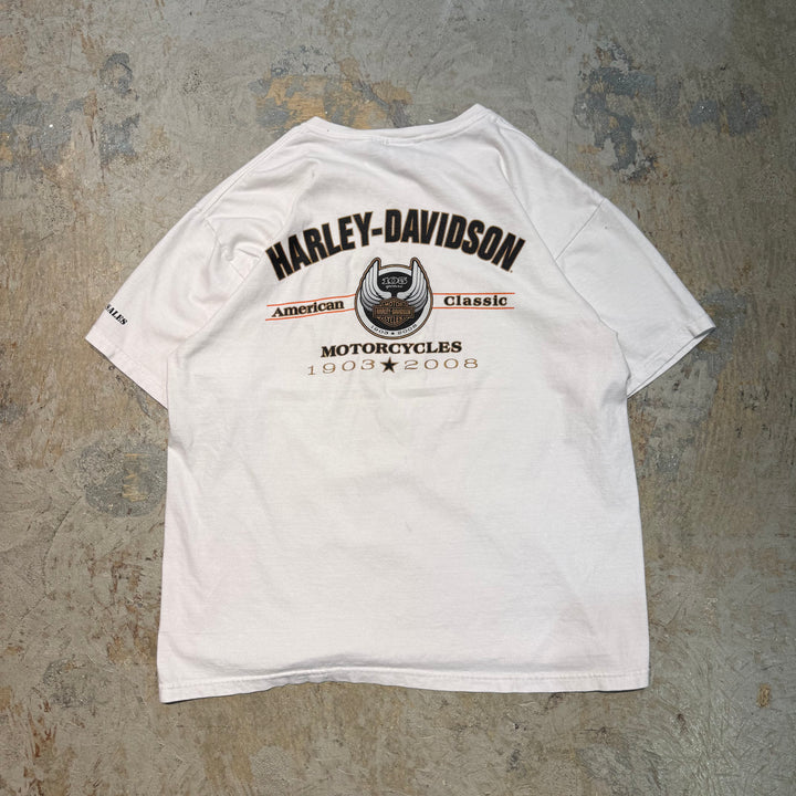 古着 USA製 Harley-Davidson/ハーレーダビッドソン/ プリントTシャツ/ サイズL