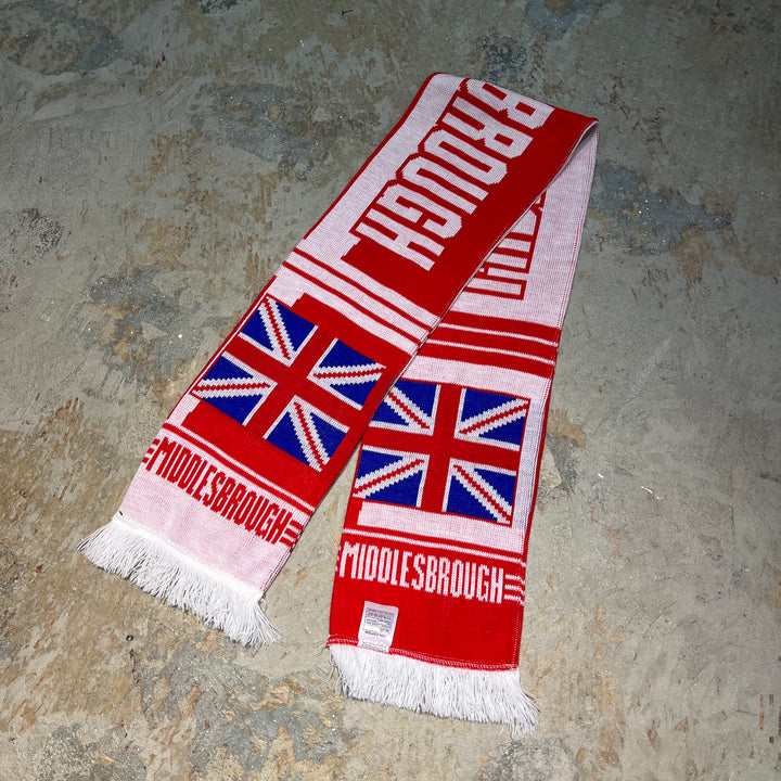 #3084 古着 サッカーマフラー/MIDDLESBROUGH/ミドルズブラFC/ENGLAND/イングランド