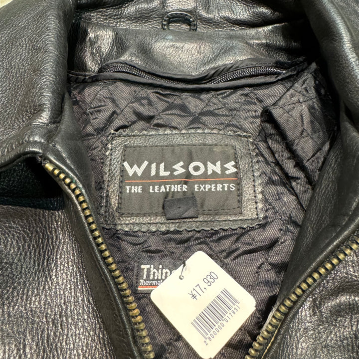 古着 WILSONS LEATHER/ ウィルソンレザー/ ジップアップレザージャケット/ サイズXL