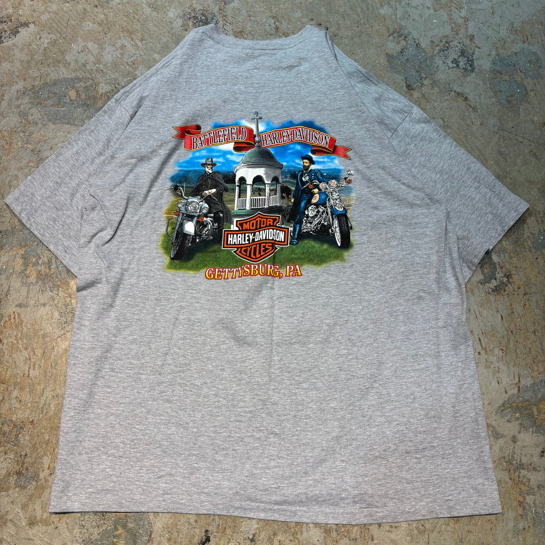 古着 USA製 Harley-Davidson/ハーレーダビッドソン/ プリントTシャツ/ サイズ3XL相当