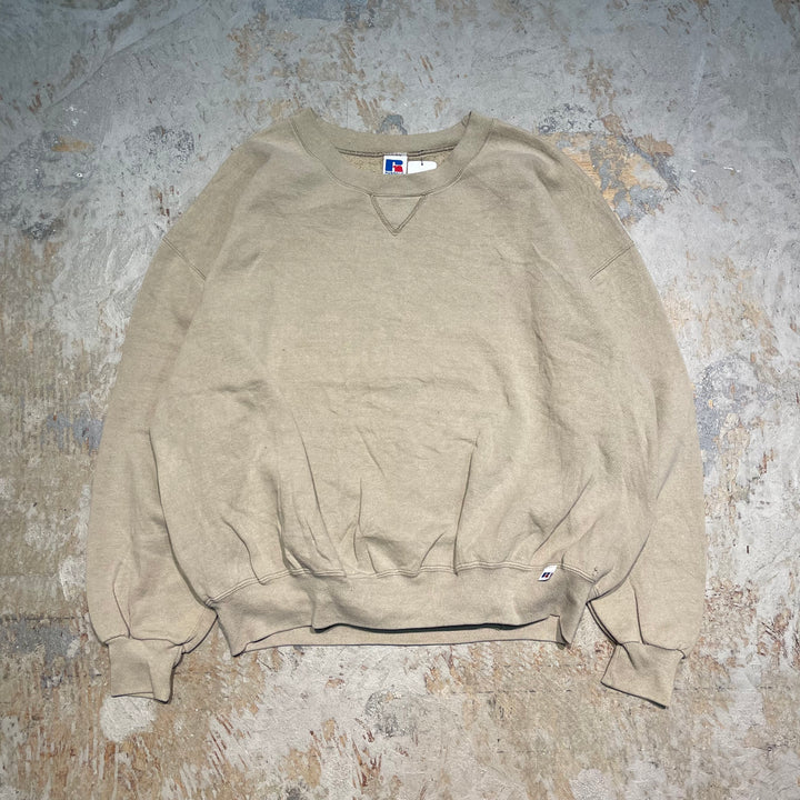 #3510 古着/Russell/ラッセル/Crewneck sweat/クルーネックスウェット/無地/MADE IN U.S.A/サイズXL