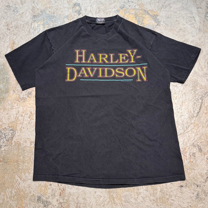 古着 USA製 90's Harley-Davidson/ハーレーダビッドソン/ プリントTシャツ/ サイズL