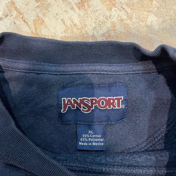 #1886 Old clothes/JANSPORT/Crewneck sweat/Baseball team/Size XL