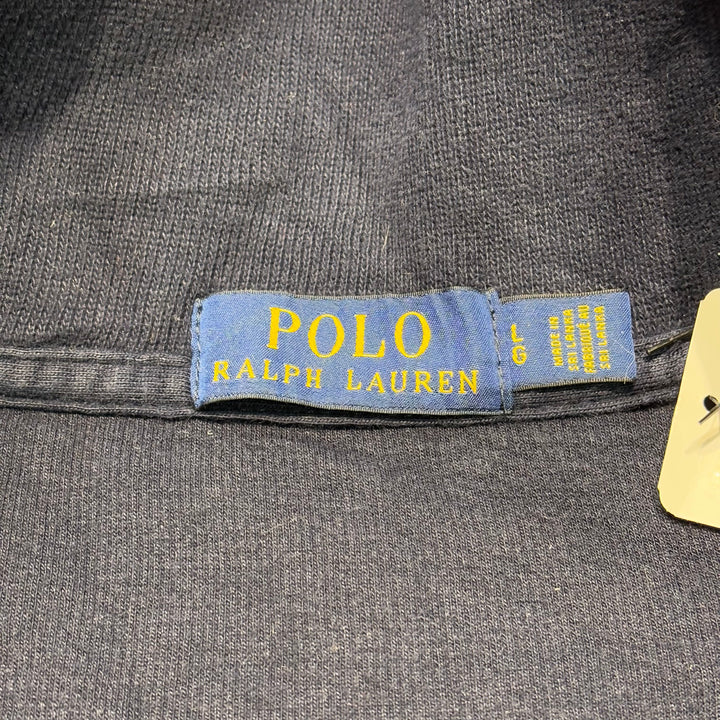 古着 POLO by Ralph Lauren/ ポロラルフローレン/ ハーフジップニットセーター/ サイズL