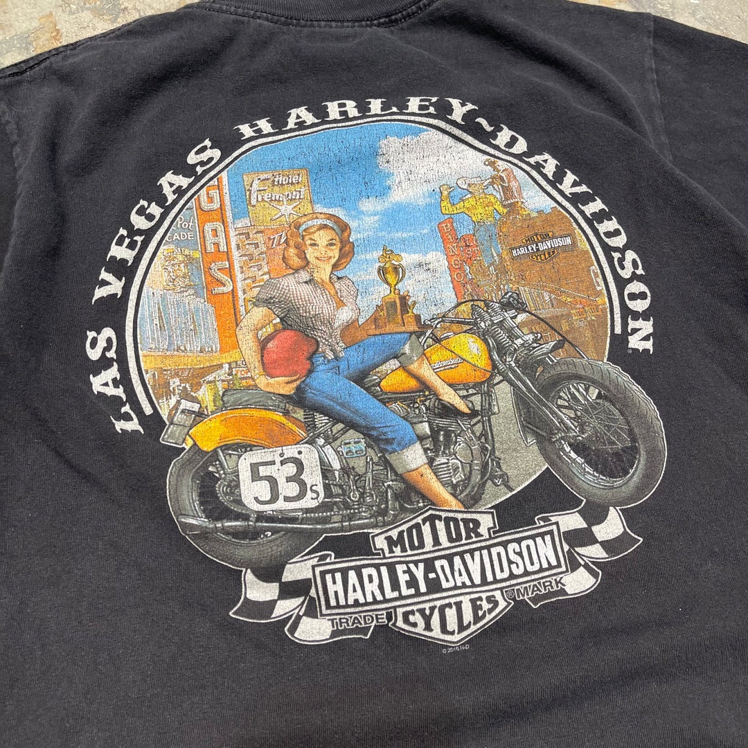 古着 Harley-Davidson/ハーレー ダビッドソン/プリントTシャツ/サイズM相当