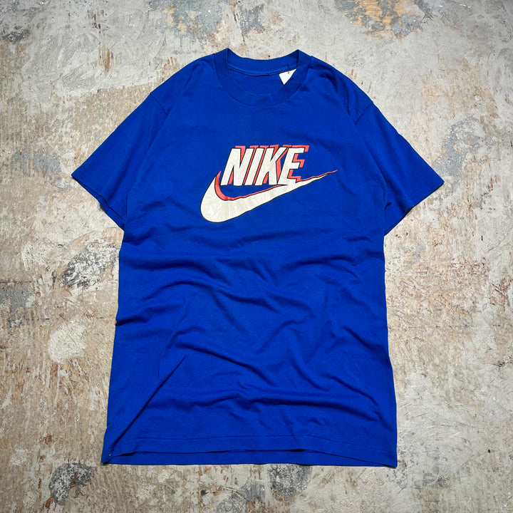 古着 ~90's NIKE/ナイキ ヴィンテージ シングルステッチ プリントTシャツ/サイズM-L相当