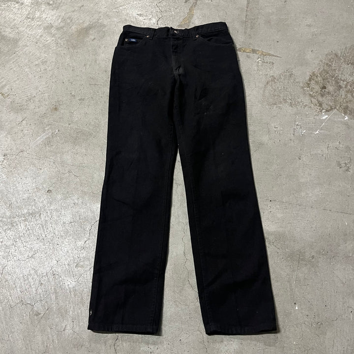 #4200 古着　Lee/リー/Black Denim Pants/ブラックデニムパンツ/サイズ33×32