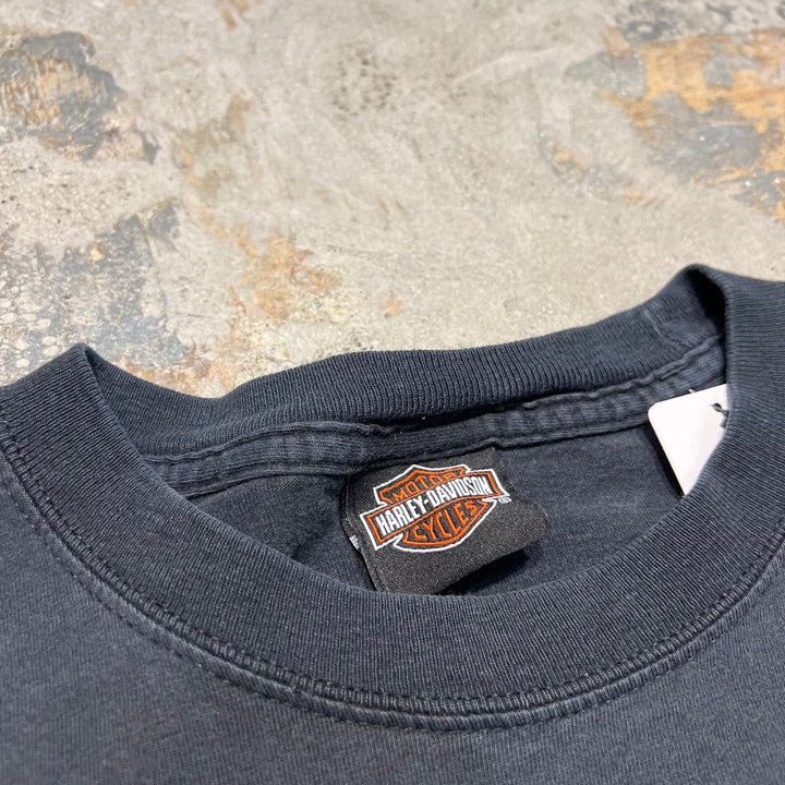 古着 Harley-Davidson  /ハーレー ダビッドソン / カナダ･ノバスコシア州 ハリファクス / 私掠船の船長 / プリントTシャツ / サイズS