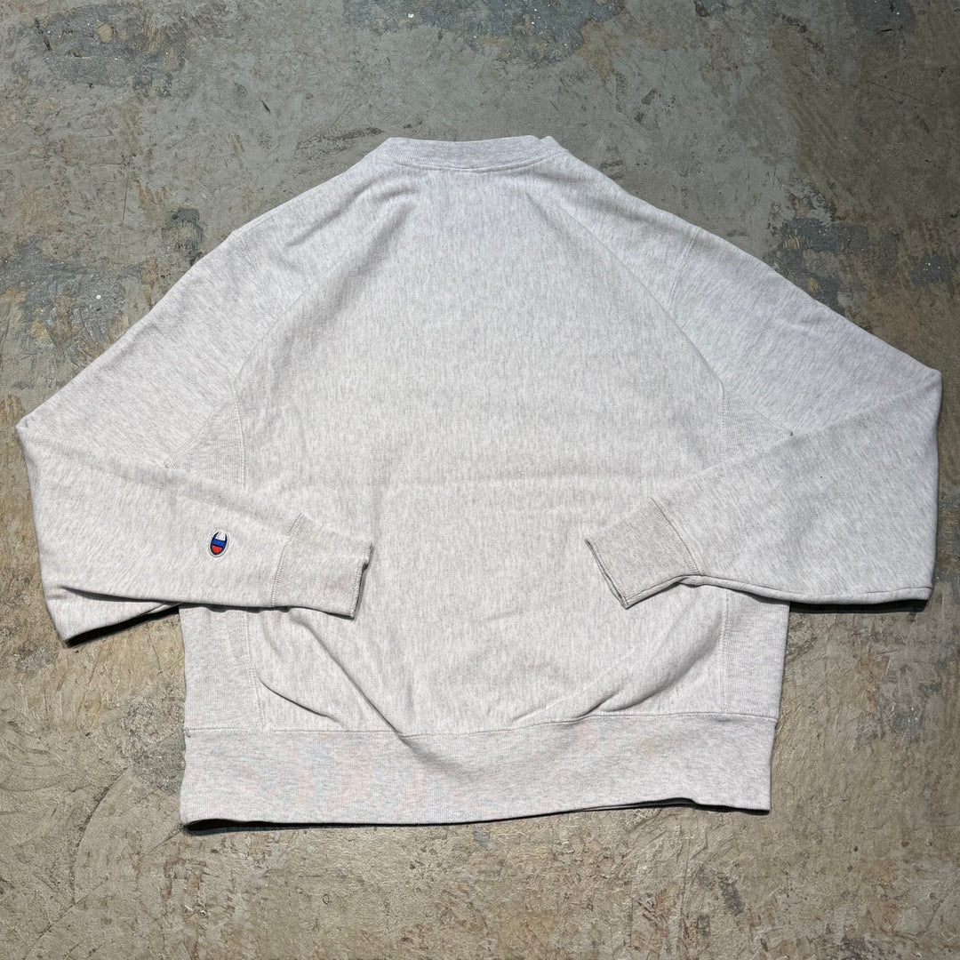 古着 Champion/ チャンピオン/リバースウィーブ/ クルーネックスウェット/カレッジロゴ/サイズM