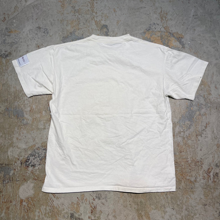 #4495 古着 90's Vintage/short sleeve print t-shirt Tee/半袖プリントTシャツ/企業系/MADE IN USA/サイズL