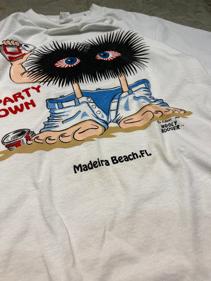 #MA105 古着 87's USA製 WOOLY BOOGER / ヴィンテージ シングルステッチ Tシャツ/サイズL