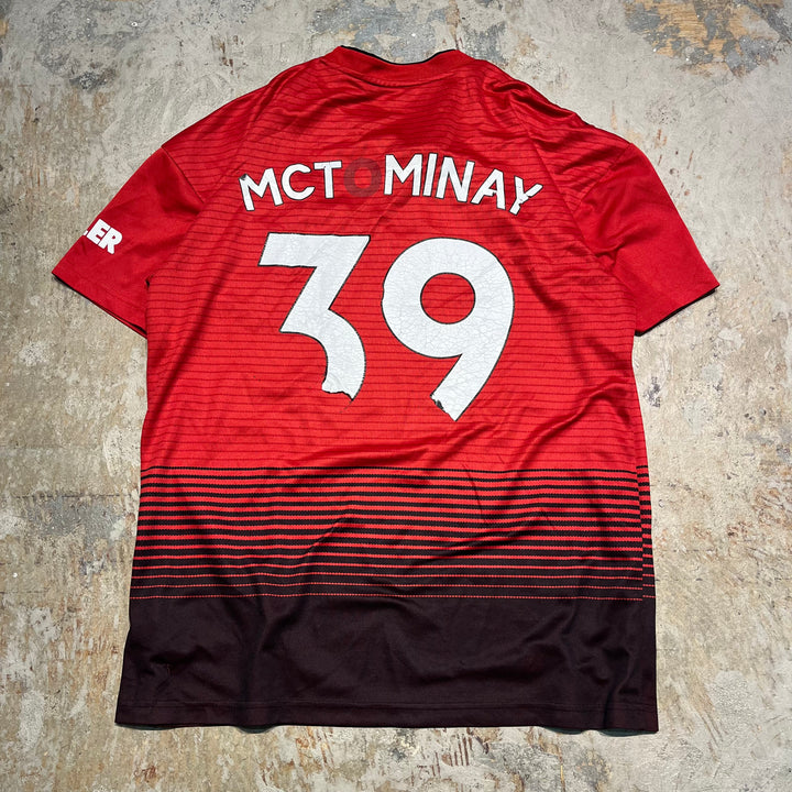 #4252/MANCHESTER UNITED/マンチェスター ユナイテッド/adidas/アディダス/Football／フットボール Tee/オールド・トラッフォード/MCTOMINAY/サイズXL