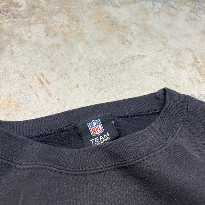 #3959 古着 NFL TEAM APPAREL/Crew neck sweat/クルーネックスウェット/CHAMPIONS PITTSBURGH STEELERS/サイズM