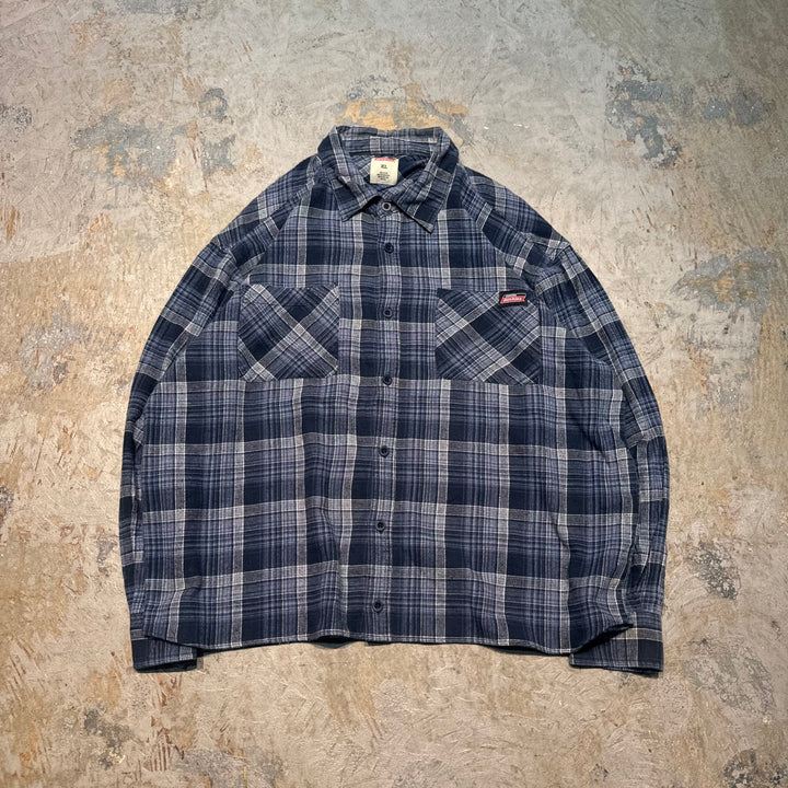 古着 Dickies/ディッキーズ/チェック柄/フランネルシャツ/サイズXL