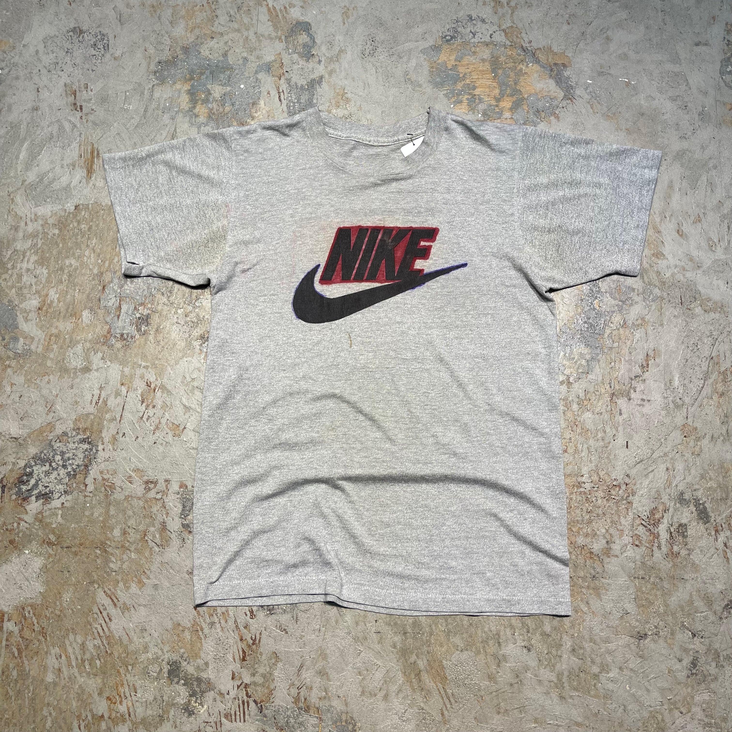 古着 ~90's NIKE/ナイキ / ヴィンテージ シングルステッチ プリントTシャツ/サイズS-M相当 – 古着屋 MUJIN