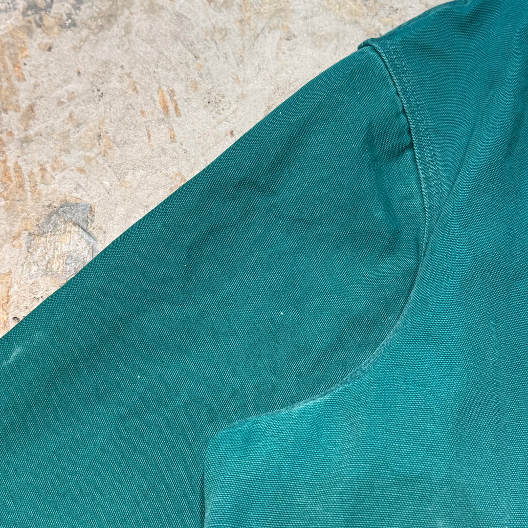 Used clothing Made in USA 80's~ Carhartt/ Carhartt/ Active jacket/ Duck fabric/ Thermal lining/ Size XL