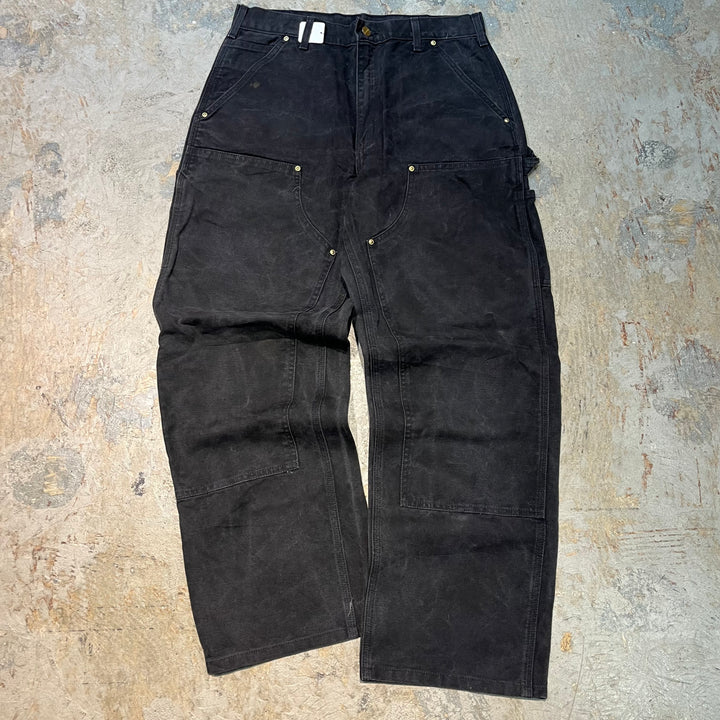 美國製造的二手服裝Carhartt/ Double Knee Painter褲子/實際尺寸31 x 30
