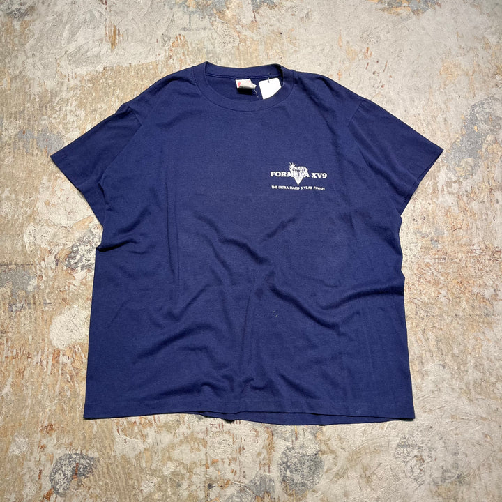 古着 USA製 FORMULA XV9/部品/企業系/車 船/ヴィンテージ シングルステッチ プリントTシャツ/サイズL