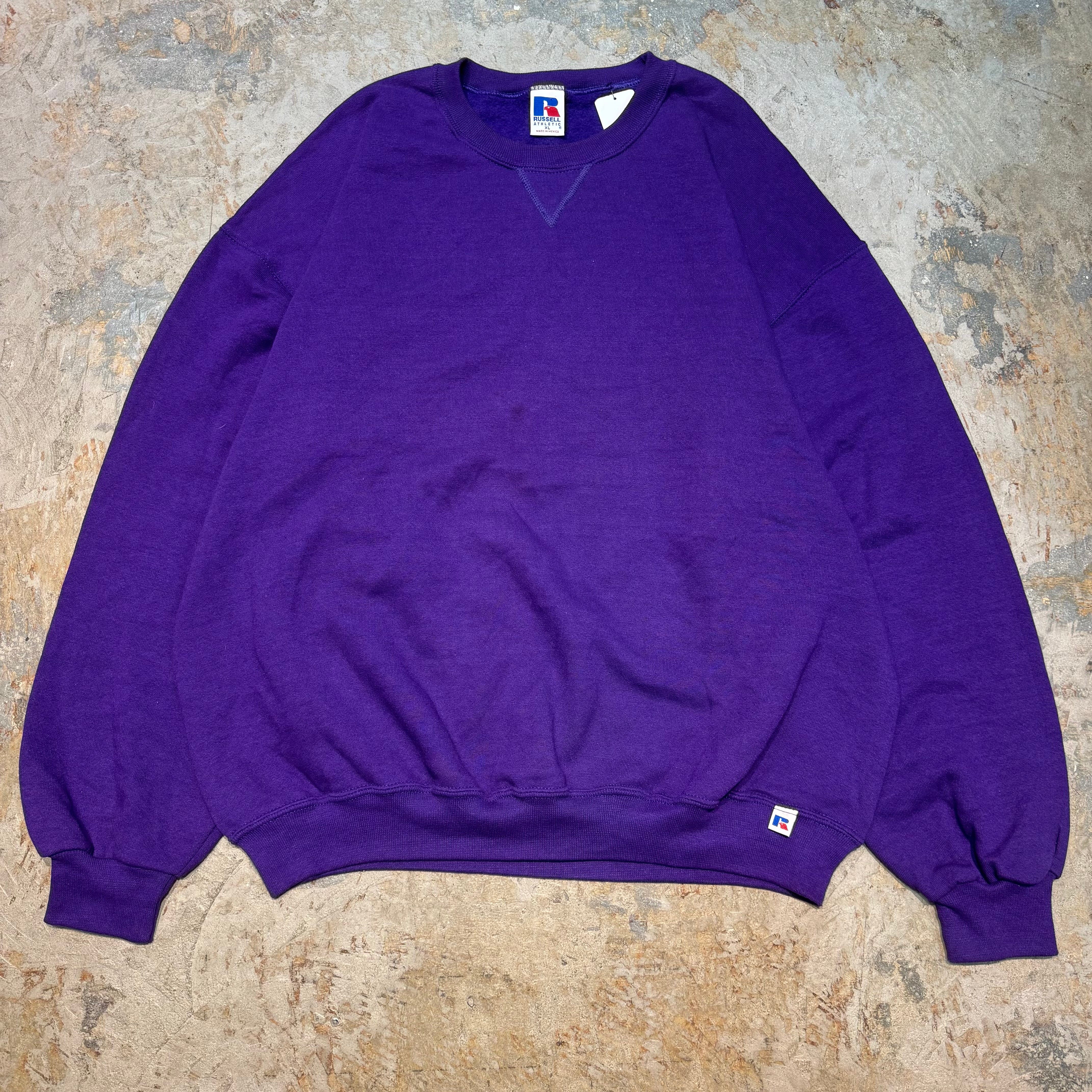 XL ラッセルアスレチック　ビンテージ　半袖　スウェット　フェード Russell Athletic - 40s50s ラッセル ヴィンテージスウェット