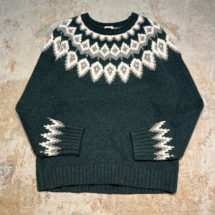 #3377 L.L.Bean/エルエルビーン/Crew neck cotton knit/クルーネックコットンニット/サイズM