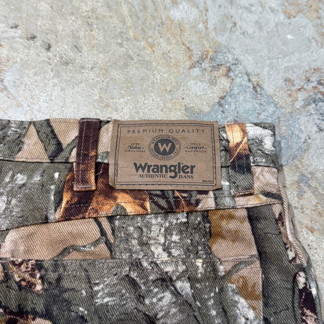 古着 Wrangler/ ラングラー/ リアルツリーカモパンツ/ 実寸サイズ35×31
