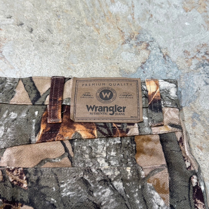 古着 Wrangler/ ラングラー/ リアルツリーカモパンツ/ 実寸サイズ35×31