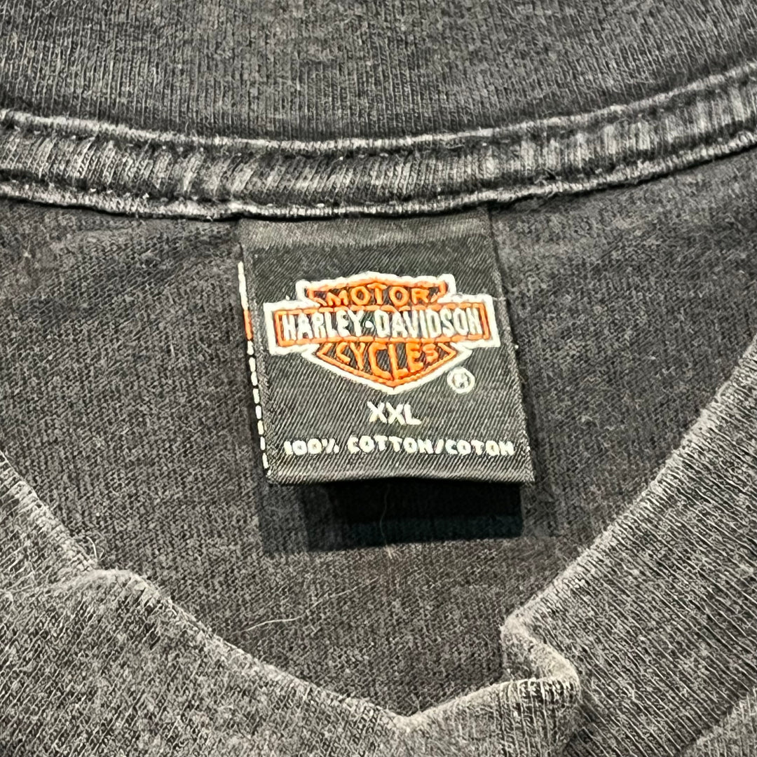 Used clothing Made in USA Harley-Davidson/Harley-Davidson/Printed T-shirt/Size XXL