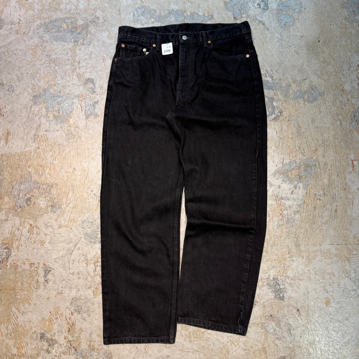 二手衣服Levi's/Levi的/黑色牛仔褲/550/實際尺寸35 x 30