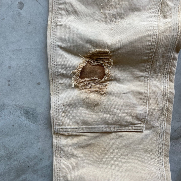 古着 USA製 Carhartt/カーハート/ダック地ペインターパンツ/ダブルニー/実寸サイズ33×31