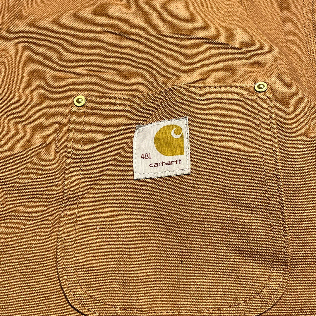 #3422 古着 Carhartt/カーハート/michigan chore coat/ミシガンチョアコート/MADE IN U.S.A/サイズL相当