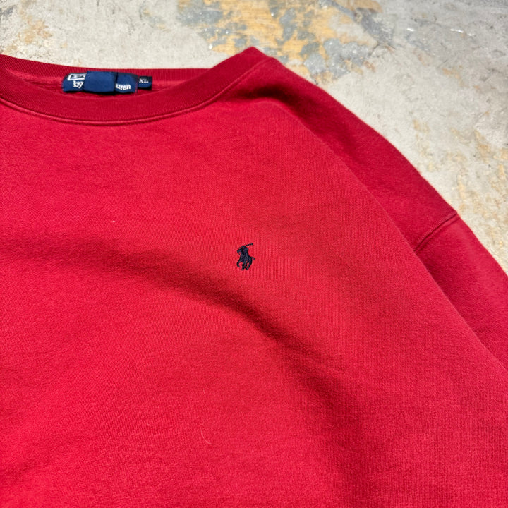 古着 POLObyRalph Lauren/ ポロバイラルフローレン/ クルーネックスウェット/ サイズXL