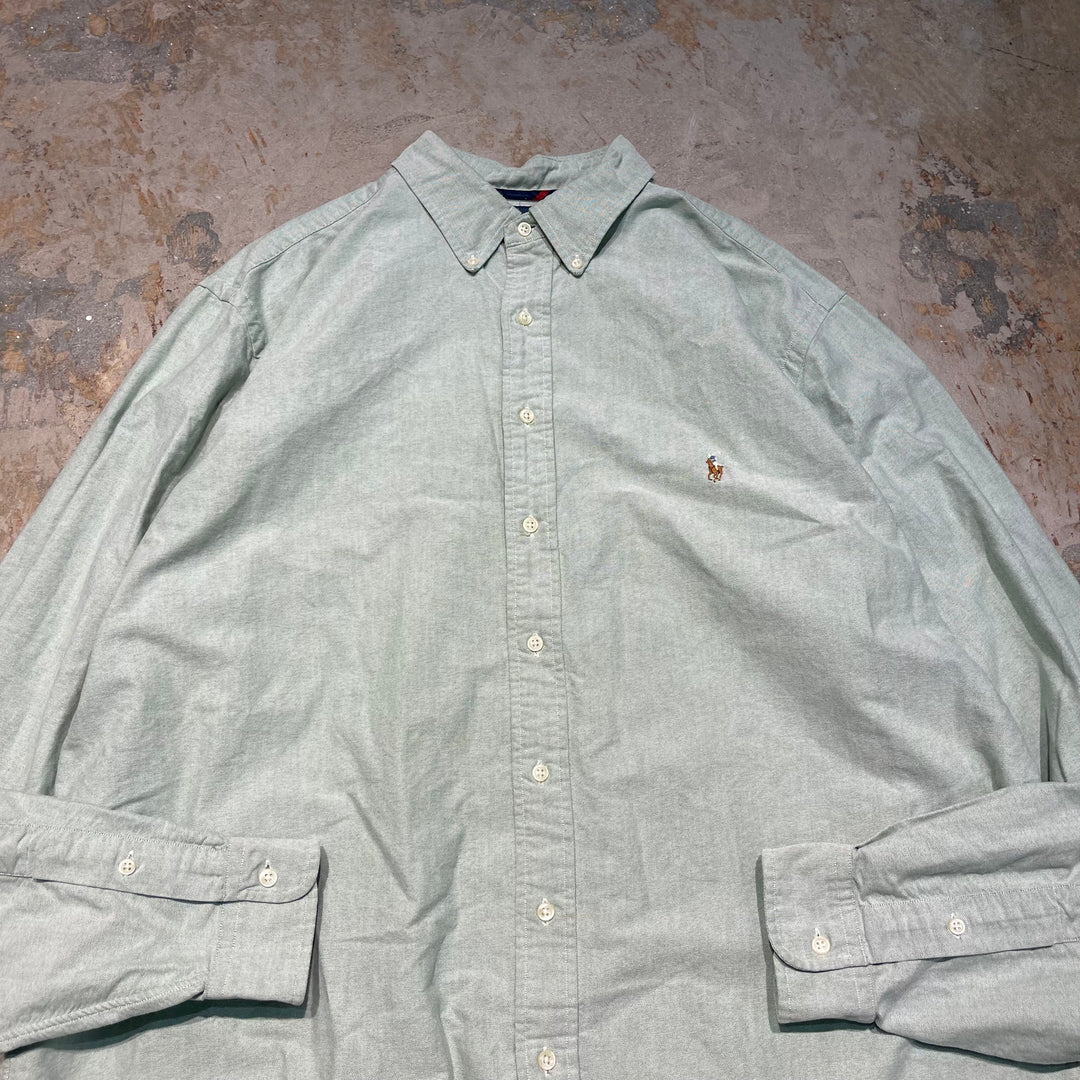 #4393 古着 Ralph Lauren/ラルフローレン/Long Sleeve Button Down Shirt/長袖ボタンダウンシャツ/CLASSIC FIT/サイズXL