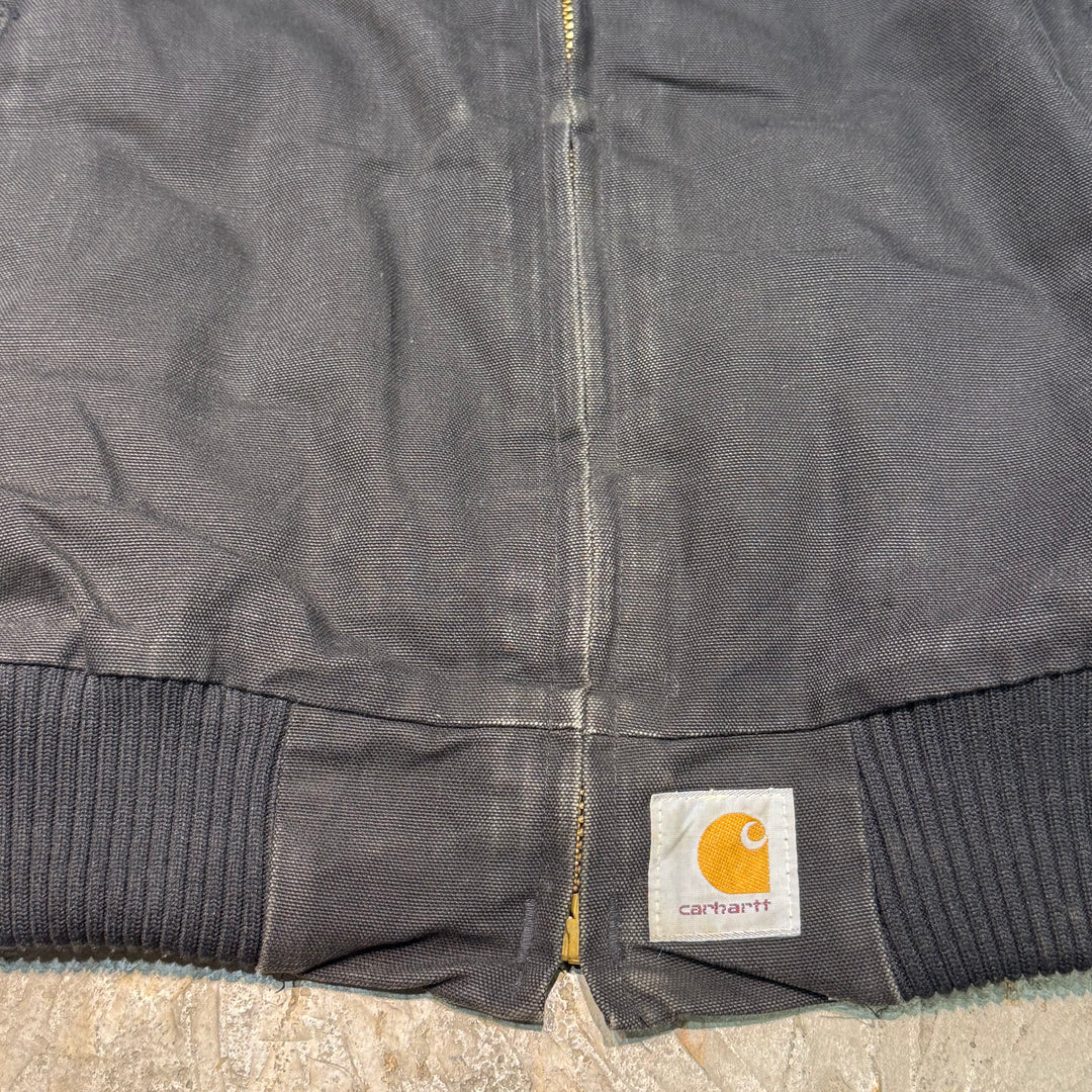 古着 USA製 80's~90's Carhartt/ カーハート/ サンタフェジャケット/ ダック地/ 裏地キルティング/ 襟コーデュロイ/ サイズM相当