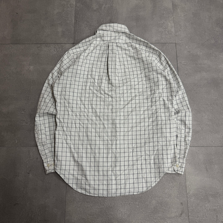 古着 90's POLO by Ralph Lauren/ ラルフ ローレン/ ボタンダウン長袖シャツ/ チェック柄/ サイズM