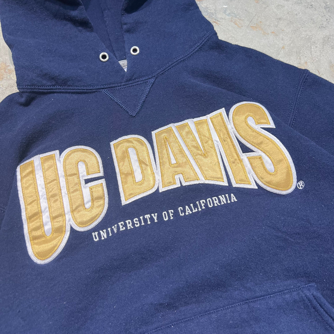 #4016 古着 Pull over Parker/プルオーバーパーカー/UC DAVIS UNVERSITY OF CALIFORNIA/カレッジロゴ/サイズS