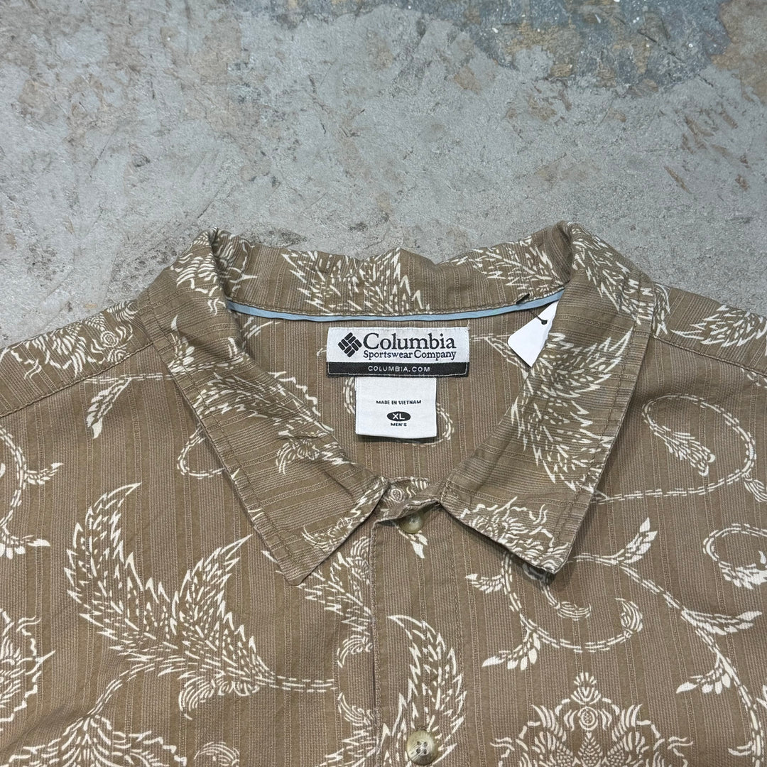 Used clothing Columbia/ Columbia/ Short sleeve shirt/ All-over pattern/ Size XL