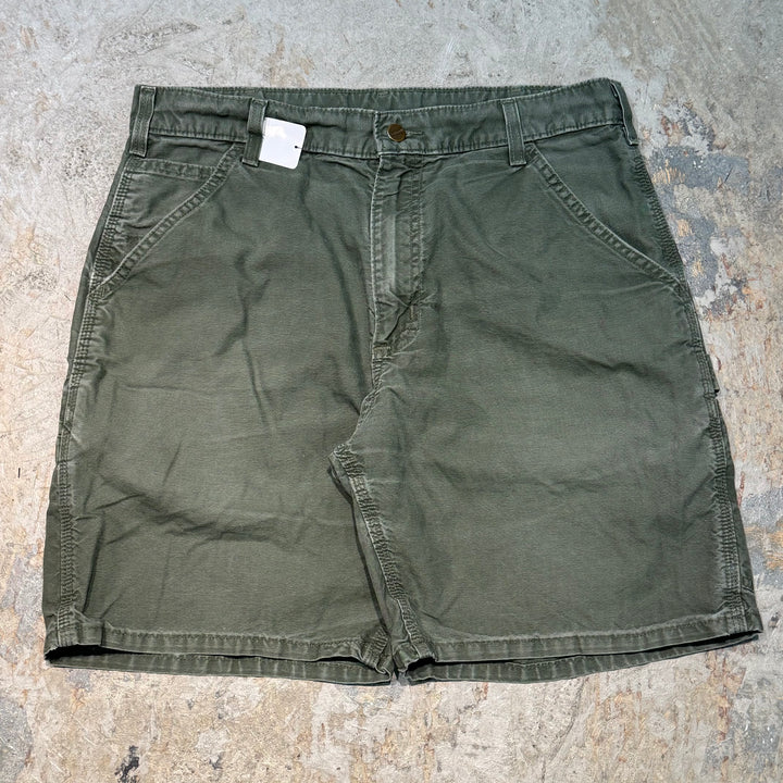 二手服裝carhartt/carhartt/帆布工作短褲/實際尺寸32