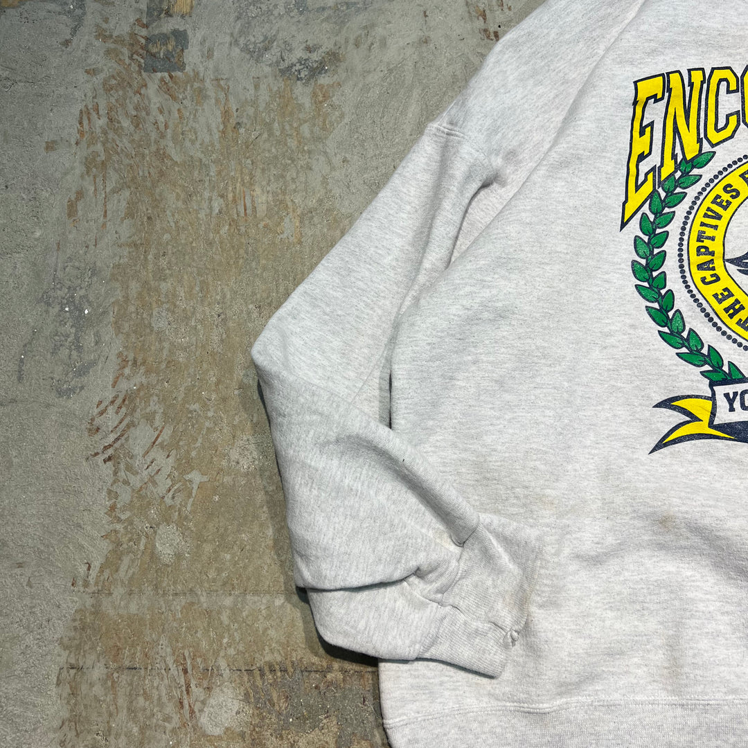 #1986 古着 Hanes/ヘインズ/Crewneck Sweatshirts/クルーネックスウェット/カレッジロゴ/サイズXL