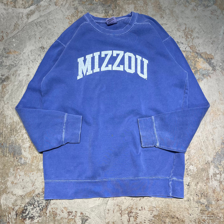 #4073 古着 Unknow/Crew neck College Sweat/クルーネックカレッジスウェット/MIZZOU/ミズーリ大学/サイズM