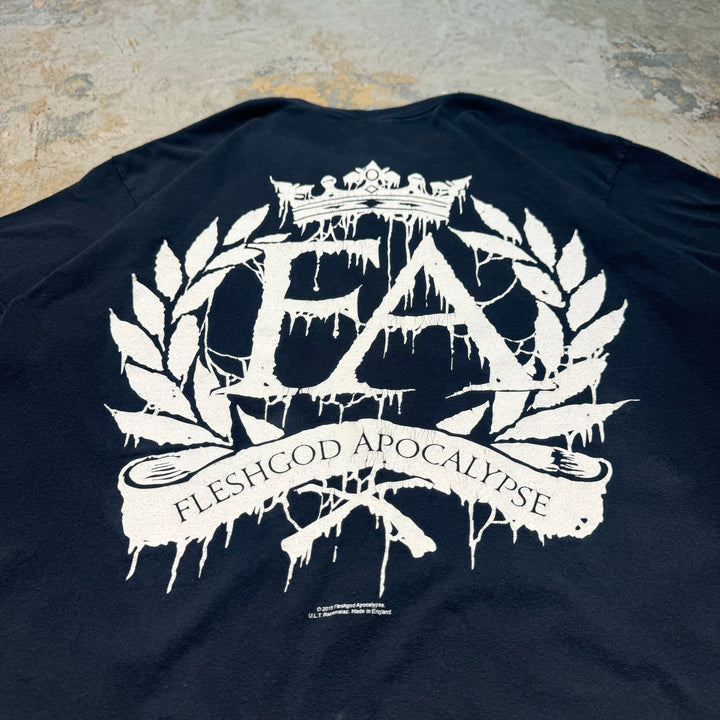 古着 FLESHGOD APOCALYPSE THE FOOL/ フレッシュゴッド・アポカリプス/ アーティストTシャツ/サイズL