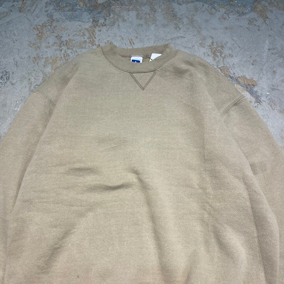 #3522 古着/Russell/ラッセル/Crewneck sweat/クルーネックスウェット/ブランクスウェット/無地/MADE IN U.S.A/サイズL