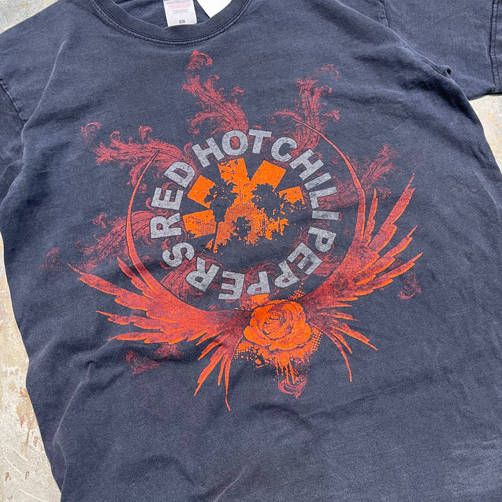 #4550 古着 FRUIT OF THE LOOM/フルーツオブザルーム/RED HOT CHILI PEPPERS/レッドホットチリペッパーズ/short sleeve print t-shirt Tee/半袖プリントTシャツ/サイズLたか