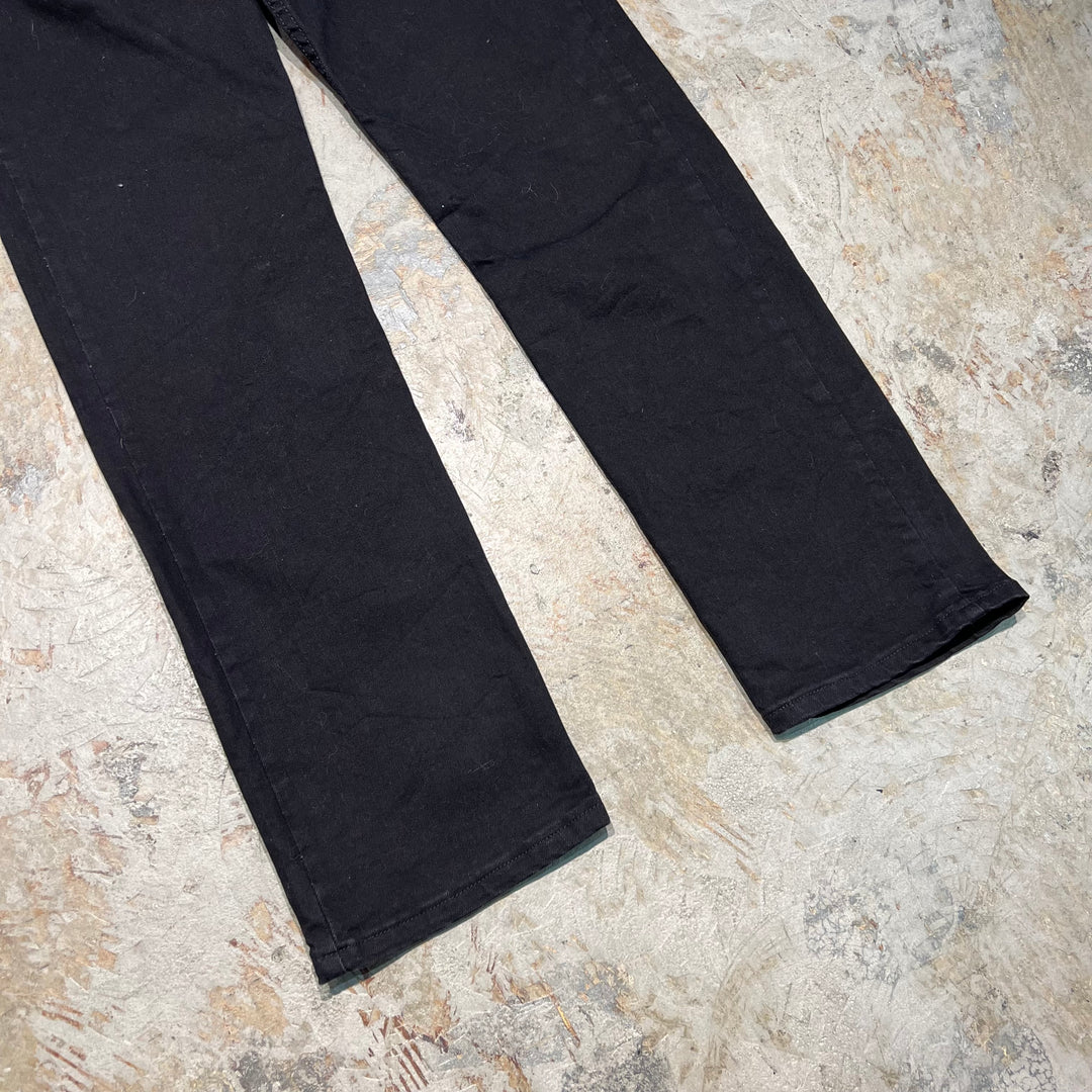 #4756 古着 Wrangler/ラングラー/Black Denim Pants/ブラックデニムパンツ/サイズ28×32